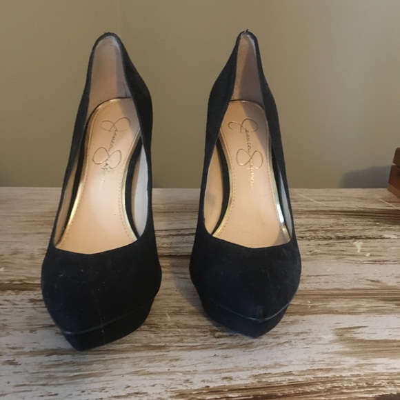 Jessica Simpson black heels - Picture 2 of 5